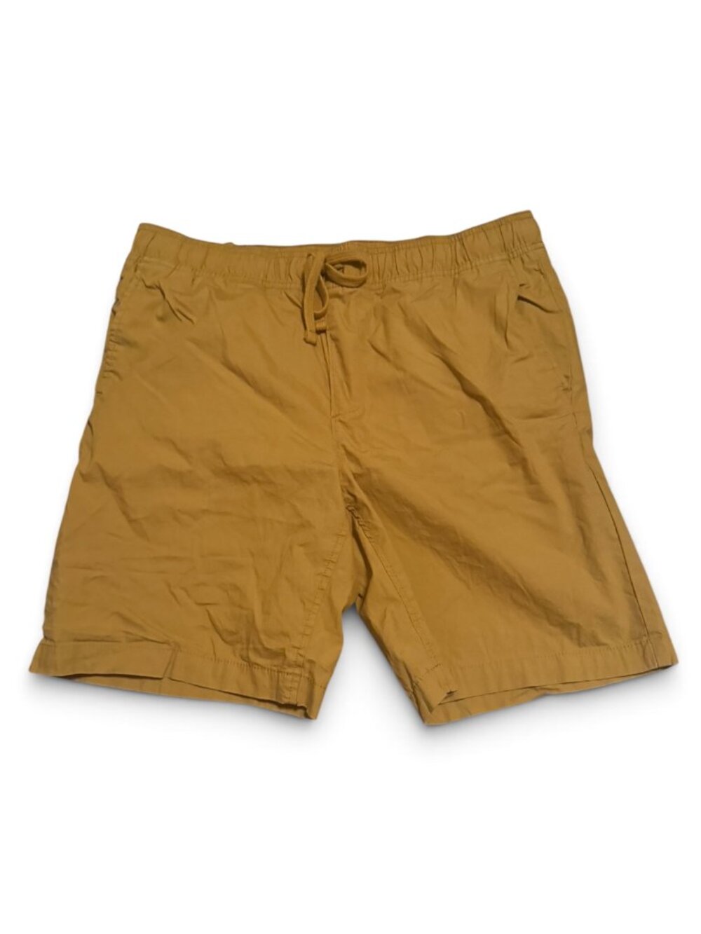Banana Republic Men's Khaki Pull-On Shorts Elastic Waist Drawstring Size Medium